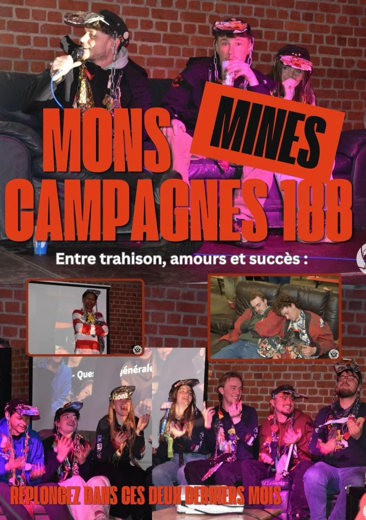 Affiche du Mons-Mines pour les Campagnes 188